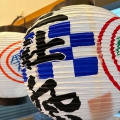 三社祭　提灯10個の画像