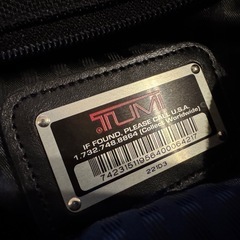 TUMI◆ボストンバッグ/ナイロン iPhoneやiPadなど余裕で入りますの画像