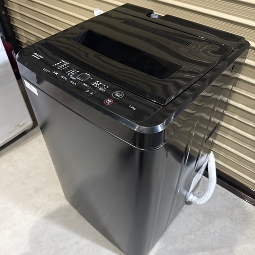 美品　2024年製　マクスゼン洗濯機 7kg JW70WP01BK