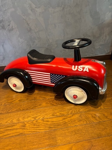 子ども用 乗用玩具 足けり車 赤 キッズカー　レッド