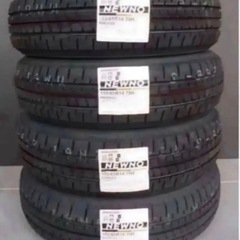 BRIDGESTONE NEWNO 155/65R14 新品タイヤ4本とバルブ付の画像
