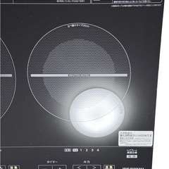 《良品》IRIS OHYAMA 2口 IHクッキングヒーター 2021年製の画像