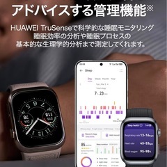 スマートウォッチHUAWEI WATCH D2 ウェアラブル血圧計血中酸素 健康対応の画像
