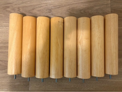【廃盤】無印良品　木製脚　5ｃｍ　ナチュラル（Ｍ８）　8本セット 廃盤】無印良品 木製脚 5cm ナチュラル（M8） 8本セット - メルカリ