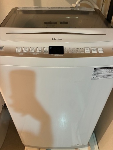 【Haier 6.0kg 洗濯機 JW-U60HK 3年前購入】