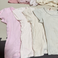 80サイズ女の子肌着☆キャミソールタンクトップ半袖長袖の画像