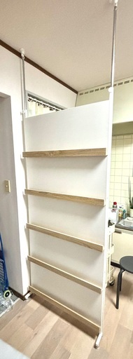 LOWYA ロウヤ パーテーション 幅80cm ホワイト