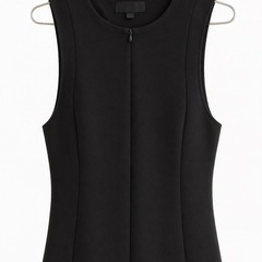 ZARA タグ付　ブラック　黒　ベスト ジレ　M レディース　定価5,990円の画像