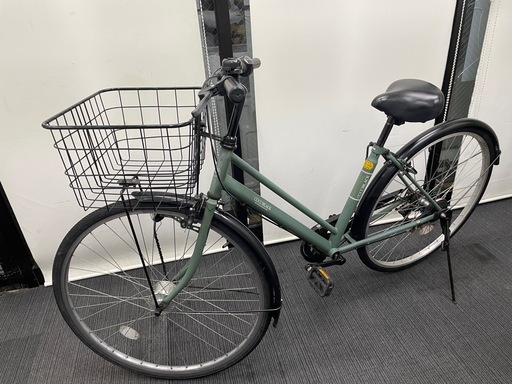 ★中古自転車ママチャリ6段変速オートライト　cdream 春日井市　名古屋市北区　　 トラッドライン W -Q 27インチ 6段変速 オートライト シティサイクル 