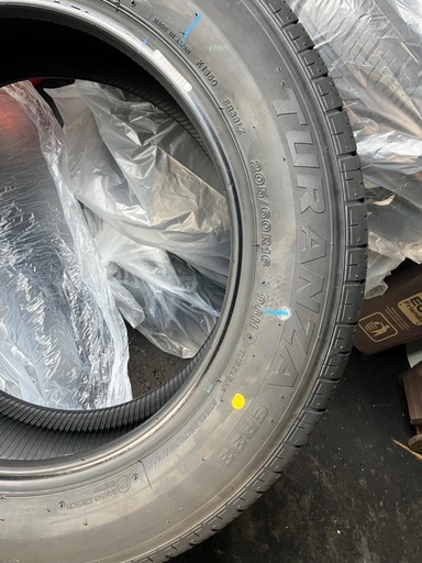 新車取り外しブリジストン トランザ ER33　205/60R16　4本セット　　　2025年製