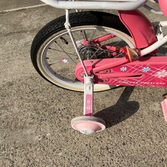 女の子用　自転車の画像