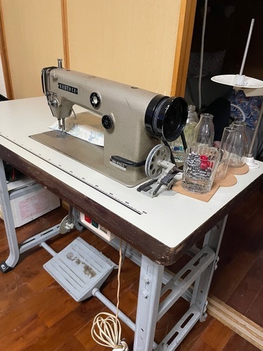 BROTHER 工業用 ミシン 作業台付き 