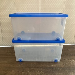 コロつき衣装ケース　押入ケース　２個セットの画像