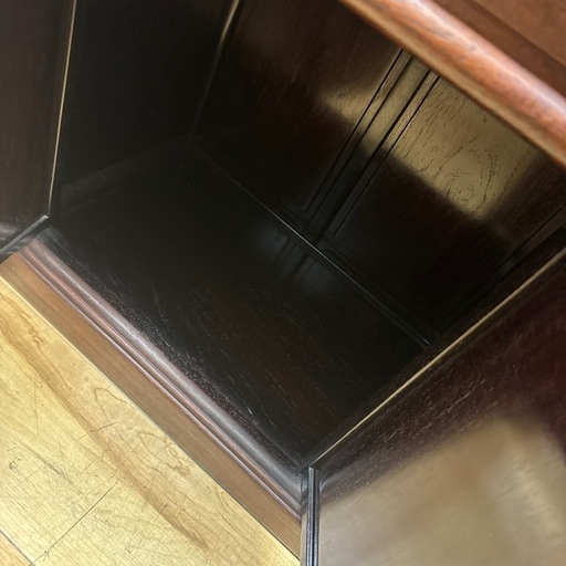 大阪唐木　手作り漆塗り　茶棚　現物は段原店　