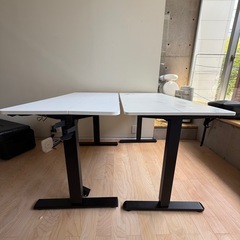 スタンディングデスク2台 120cmの画像
