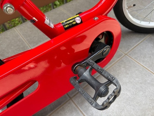 ケッターサイクルⅡ   16インチ　赤　キックバイク　自転車
