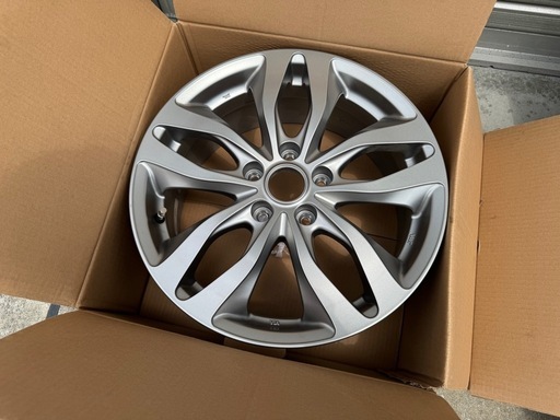 美品！BRIDGESTONE BALMINUM DS-M 17inch 5H-114.3 7Jインセット45 テーパー座 4本セット