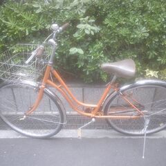 整備済み中古自転車　27インチ　税別￥8.980-　オレンジ426の画像