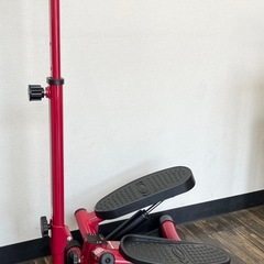 M【中古品】SHOPJAPN ショップジャパン 健康ステッパー ナイスデイ ハンドル付き コンパクト収納 ボディメイク 有酸素運動 フィットネスの画像