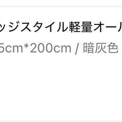 毛布 グレー 大判 あったかの画像