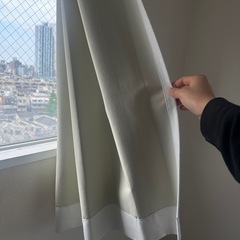 ニトリ　カーテン　90x110 2枚の画像