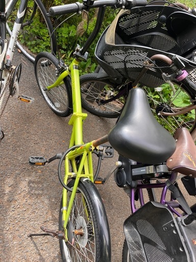 折りたたみ自転車（訳アリ） (kurocci) 戸越公園の折りたたみ自転車の