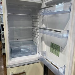 A-STAGE 2ドア冷蔵庫 GLE-198LO2WH レトロデザイン 2022年製 198Lの画像