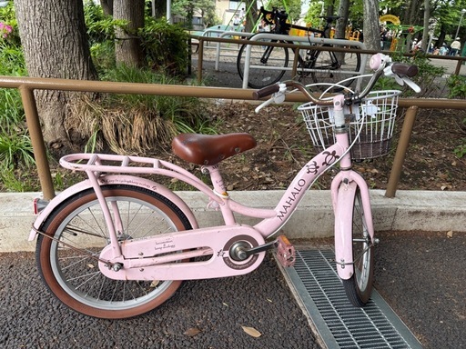 MAHALO KIDS / マハロキッズ18インチ子供用自転車 ピンク 子供用タマコシ｜Tamakoshi 18型 幼児用自転車 マハロキッズ(ピンク