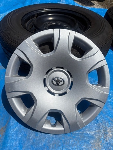 【極上品】トヨタ ハイエース 純正タイヤ・ホイール・ホイールキャップセット 新車外し 低走行3,000km