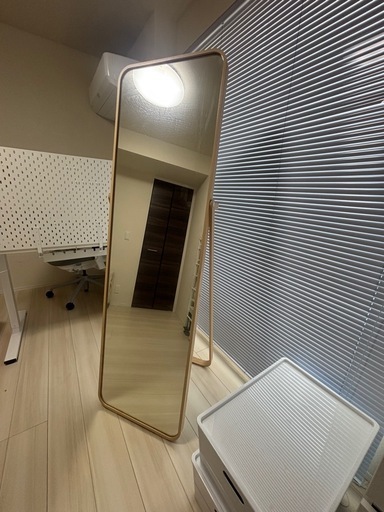 最終価格！美品IKEAの全身鏡 polori_ikea-30471027