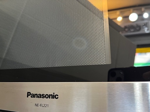 Panasonic パナソニック フラット電子レンジ NE-FL221 ブラック