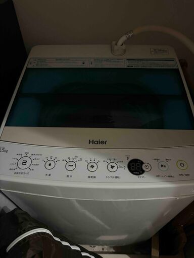 ★ジモティ割あり★ Haier 洗濯機 4.5㎏ 19年製 動作確認／クリーニング済み TJ871 ☆ジモティ割あり☆ Haier 洗濯機 4.5kg 19年製 動作確認