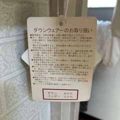 未使用☆9号ダウン80%のあったか軽いフードジャケットの画像