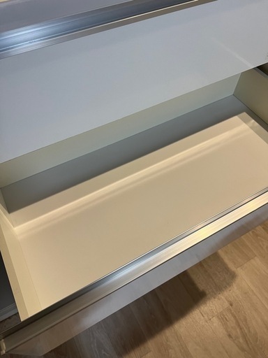 国産 大川家具 キッチンカウンター 食器棚　幅120