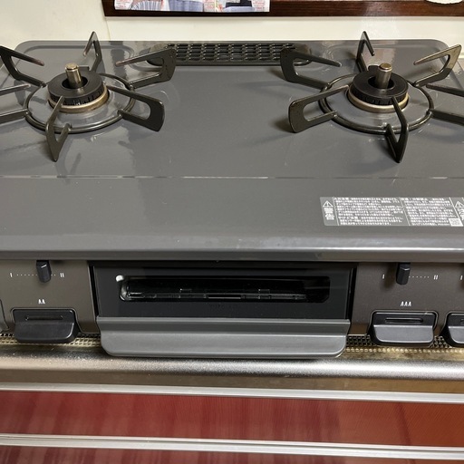 中古】下火式焼物機 リンナイ(Rinnai) RGK-61D 幅609×奥行209×高さ216 【引取り者決定致しました】RINNAI・LPガス用　25年製