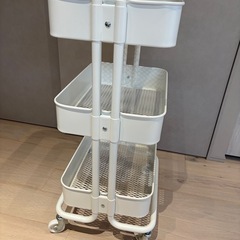IKEA 白色ワゴン(RÅSKOG ロースコグ)の画像