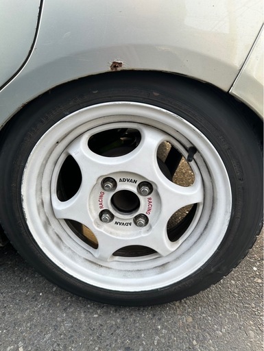 即決で引き取って下さい!ADVAN Racing ars14インチ！！希少センターキャップ付き