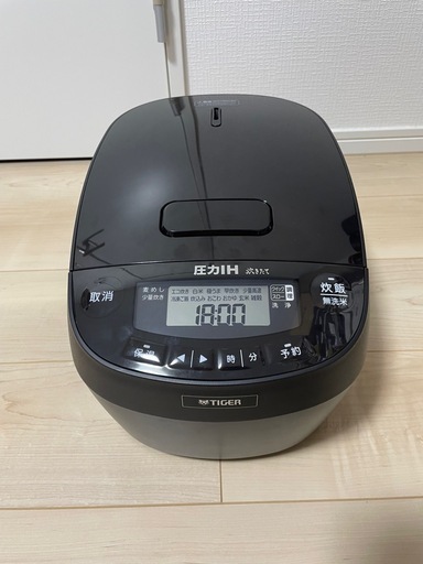 【新品】タイガー 圧力IH炊飯器 5.5合炊き JPV-C100KG グロスブラック タイガー魔法瓶  2025年製