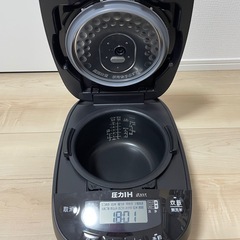 【新品】タイガー 圧力IH炊飯器 5.5合炊き JPV-C100KG グロスブラック タイガー魔法瓶  2025年製の画像