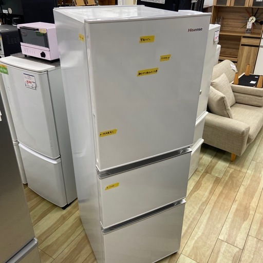 ハイセンス 282L 冷凍冷蔵庫【リサイクルフカツ岡崎倉庫店】260227SS-3 Hisense 282L 冷凍冷蔵庫【リサイクルフカツ岡崎倉庫店】260426YS-4