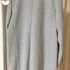 ロングコート　グレーの画像