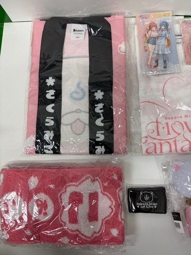 値下げ　ホロライブ　さくらみこ　1stライブグッズ等未使用品
