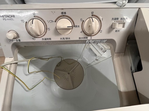 HITACHI 2槽式洗濯機2012年4、5kg 仙台市内無料配達
