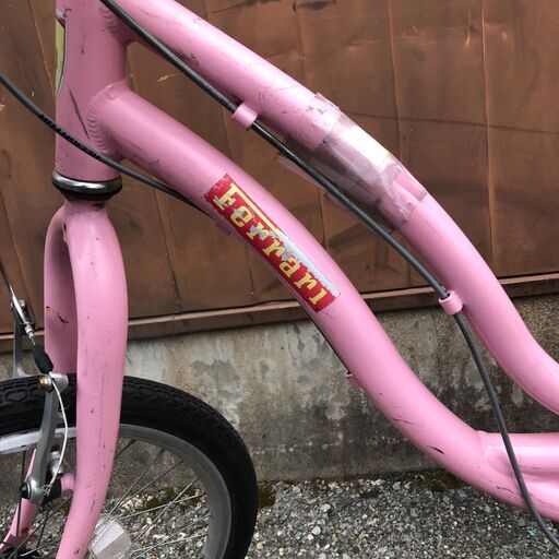 【C042】自転車 コンパクトトレッキングバイク Ferrari フェラーリ【ジャングルジャングル岩出店】岩出市 和歌山市 海南市