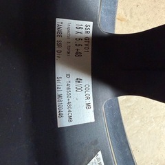 SSR　GTV01 16インチ　5.5J +48 4穴　PCD100  軽サイズの画像