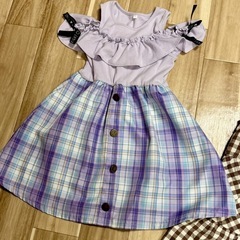 ワンピース4点セット(130)の画像
