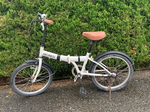 折りたたみ自転車6段変速 20インチLEDライト