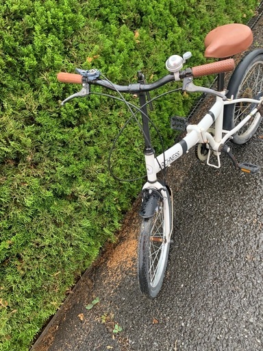 折りたたみ自転車6段変速 20インチLEDライト