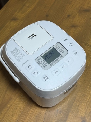 IRIS OHYAMA 炊飯器 RC-MEA30-W 3合炊き 23年製 (シュウ) 安積永盛の