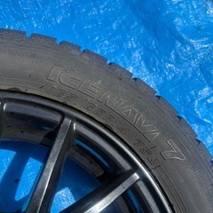 【美品】アルミホイール＋スタッドレスタイヤセット 165/55R14 溝あり の画像